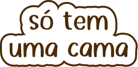 so tem uma cama
